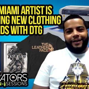 This Miami Artist Is Helping New Clothing Brands With DTG ??✨