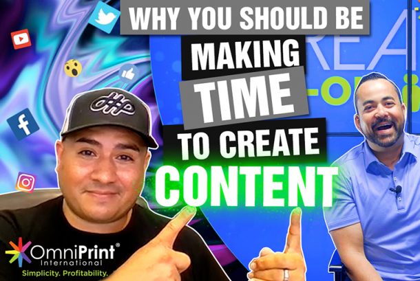 Why you should be making time to create content
