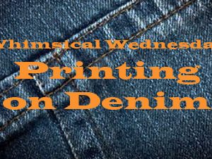 Whimsical Wednesday: The Denim Print