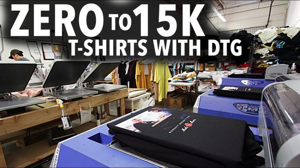 How to Go From Printing ZERO to 15K T-Shirts With DTG Printing