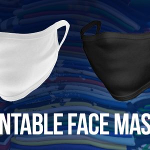 Wholesale Printable Face Masks For Print Businesses! MADE IN USA