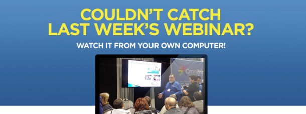 Watch our March 21st Webinar!